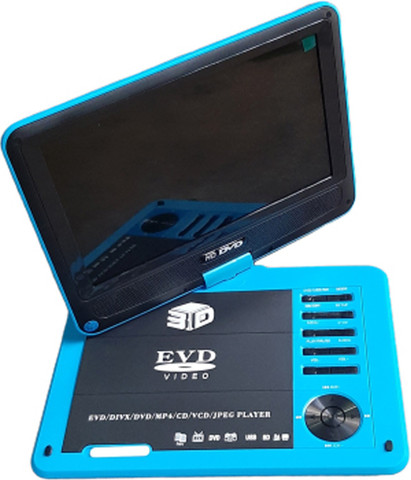 VK MART 9.8 Portable Evd/Dvd Player With Tv Player 9.8 inch DVD
