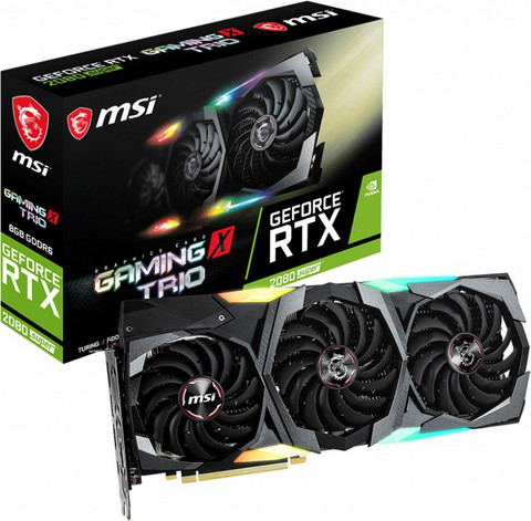 ( ^ω^ ) MSI GeForce RTX 2080 SUPER GAMING X TRIO GDDR6 8 GB NVIDIA Chipset