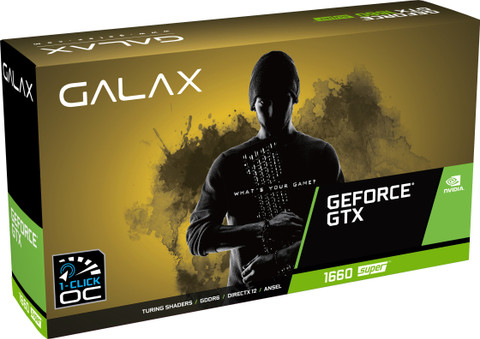 GALAX 1660 Super 1-Click OC GDDR6 6 GB NVIDIA Chipset 192 bit 1800