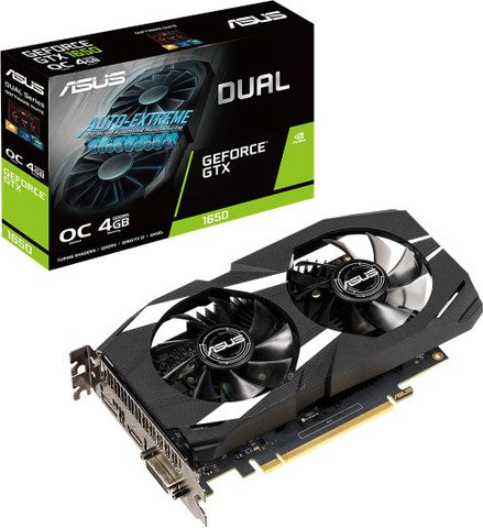 ASUS Dual-GTX1650-O4G GDDR5 4 GB NVIDIA Chipset 128 bit 8002