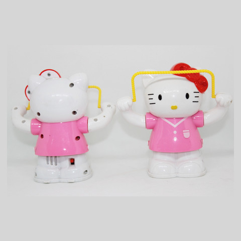 SK Toy world Hello Kitty Battery Operated Toy with Rope Skipping