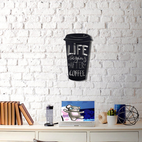 Cokey The 3D Wall Art COFFEE CUP 25(Black)Suitable for Living  Room,Foyer,Bedroom,Hallway Price in India - Buy Cokey The 3D Wall Art  COFFEE CUP 25(Black)Suitable for Living Room,Foyer,Bedroom,Hallway online  at Flipkart.com