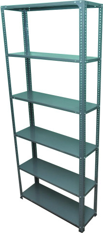 Kaisar Slotted angle rack 96x36x12 Inch 8 Shelves 1.2mm Thickness