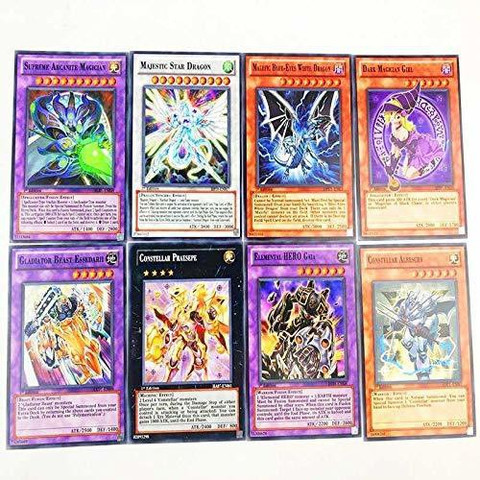 SALPITOYS 41pcs/Set Yu Gi Oh Game Cards Classic YuGiOh Game English Cards  Carton Collection Cards with Flash Card and Metal tin Box Toys - 41pcs/Set Yu  Gi Oh Game Cards Classic YuGiOh
