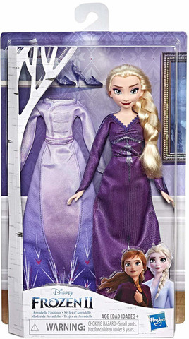 open lace back dress Frozen 2 Elsa Show Yourself Gradient Lilac Purple Cosplay Costume