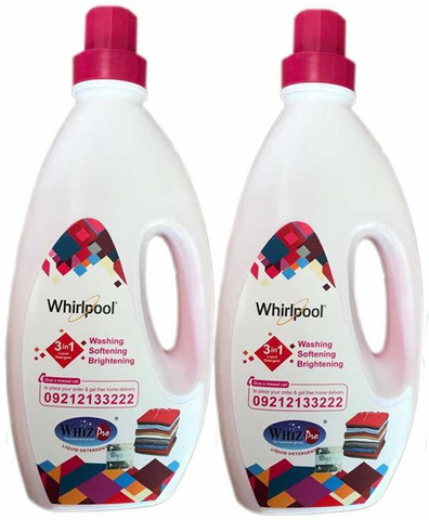 Whirlpool 3 In 1 Washing, Softening, Brightening Whiz Pro Liquid
