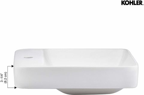 75374in KOHLER K-75374IN-1-0 Forefront Vessel Bathroom Basin Sink with Single ...