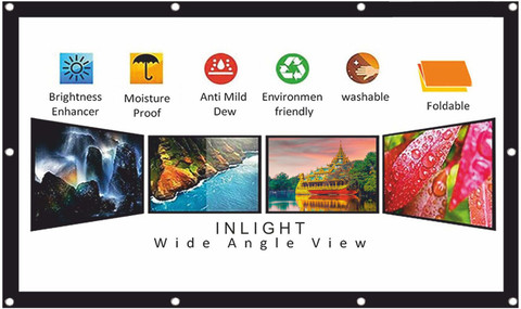 Inlight 86 Inches Diagonal 4:3 Aspect Ratio, 69 Inches x 52 Inches ...