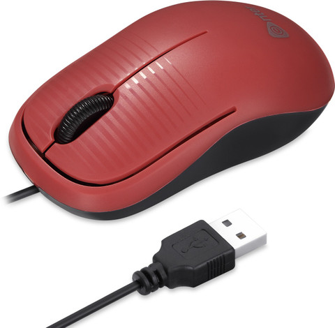 mou_mou♡ Click USB Optical Mous Wired Ambidextrous Optical Mouse - Click