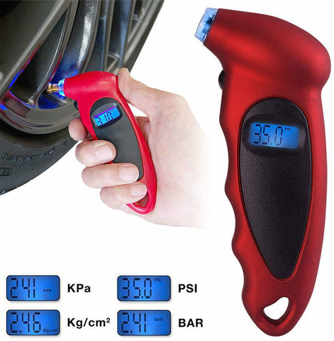 Digital Tire Pressure Gauge – LCD Display, 0-100 PSI, With LED Light & Air Release (Motor_shop2024) 2 thumbnail image