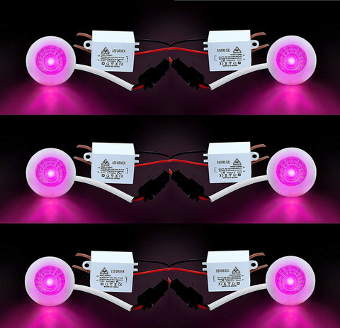 Happy Selling 1 Watt Round LED Button/COB Pink Focus Light for POP