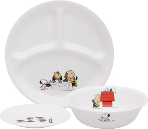 コレールスヌーピー CORELLE Pack of 3 Glass x PEANUTS - LIMITED
