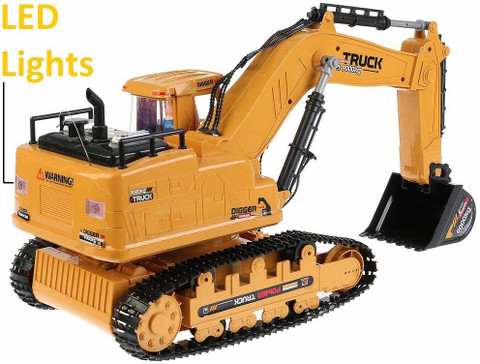 IndusBay Big Size RC Remote Control JCB Excavator Bulldozer