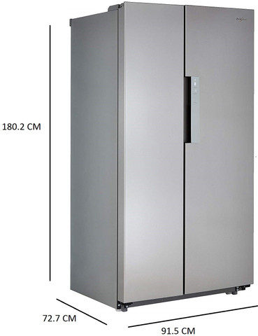 Whirlpool 603 L Frost Free Side by Side Inverter Technology Star
