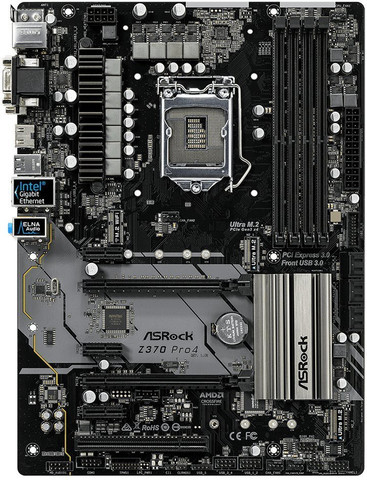 ASRock Z370 PRO4 LGA1151Socket ATX Intel Z370 Chipset DDR4
