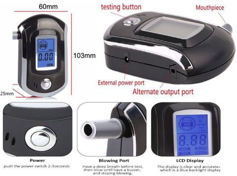 Thermocare alcohol tester machine digital Alc smart Professional High ...