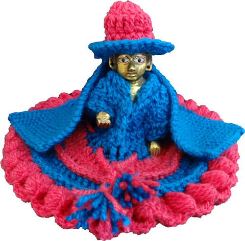 navy blue dress for baby girl Futurez Key Handmade Laddu Gopal Winter Woolen Dress With Cap for Kanha Ji  Krishna Set