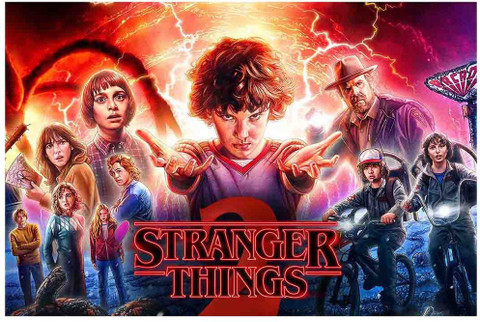 Stranger Things Poster| High Resolution -300 GSM- (18x12) Paper