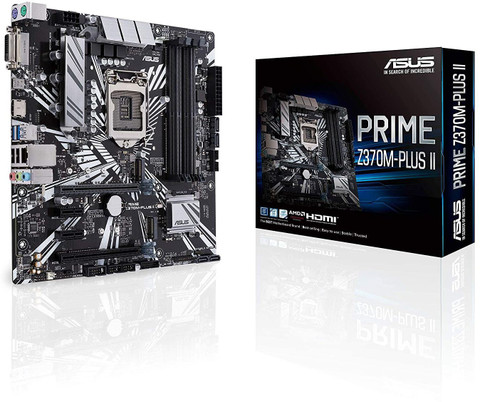 M.S. ASUS PRIME-Z370M-PLUS-II LGA1151Socket ATX Intel Z370 Chipset DDR4