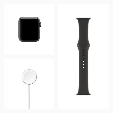 Apple Watch Series 3 (GPS, 38mm) - Space Grey Aluminium Case with
