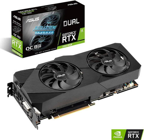 ASUS GEFORCE RTX 2060 Super Dual OC GDDR6 8 GB NVIDIA Chipset 256