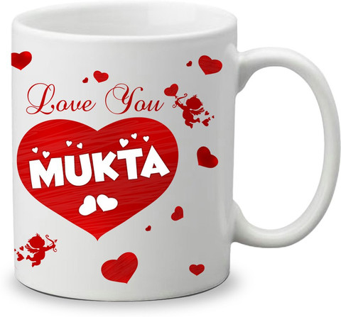 Gifts Zone Love You Mukta Name, Best Gifts for Birthday