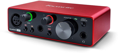 FOCUSRITE Scarlett Solo (3rd Gen) USB Audio Interface with Pro