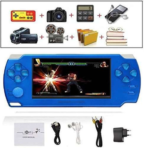 Nintendo Switch PSP blue Rock PSP BLUE COLOR HANDHELD GAMING CONSOLE WITH CAMERA AND TF