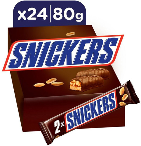デカSNICKERS SNICKERS Chocolate Duos 80g (pack of 24) Bars (24 x 80 g) Bars