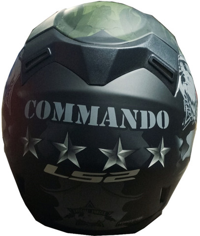 ls2 commando helmet LS2 Commando Special Forces Motorbike Helmet - Buy LS2 Commando Special  Forces Motorbike Helmet Online at Best Prices in India - Motorbike