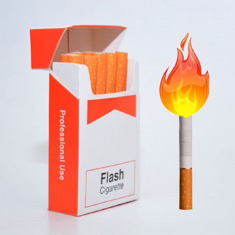 flash cigarettes magic MilesMagic Magician's Flash Cigarettes (Pack of 10) Cigarette White Real  Fire Cigarette Gag Toy Price in India