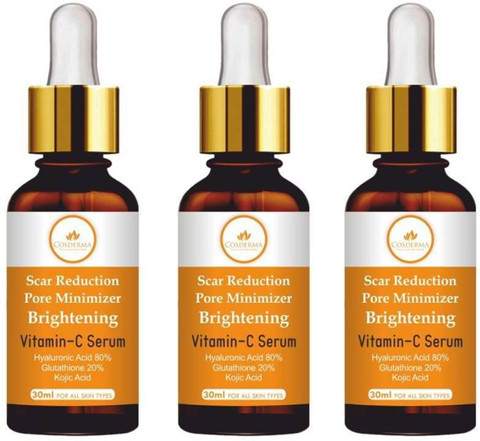 COSDERMA Glutathione & Kojic Acid Serum for whitening Brightening open Pore  Reduce Melasma Hyper pigmentation & Blemishes Price in India - Buy COSDERMA  Glutathione & Kojic Acid Serum for whitening Brightening open