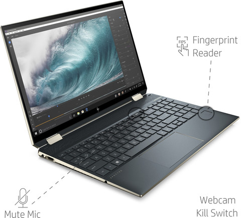 HP Spectre x360 Intel Core i7 10th Gen 10750H - (16 GB/1 TB SSD