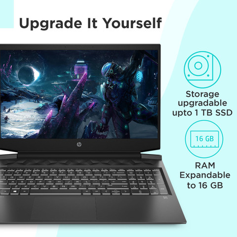 HP Pavilion Gaming Intel Core i7 10th Gen 10870H - (16 GB/1 TB HDD