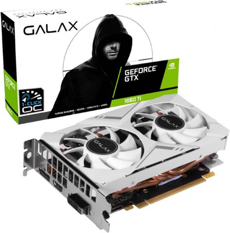 GALAX GeForce GTX 1660 Ti White Mini (1-Click OC) GDDR6 6 GB