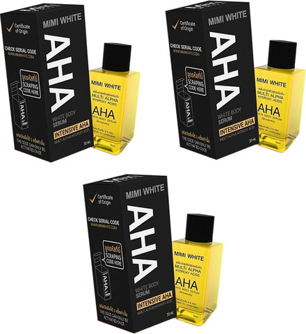 AHA MIMI WHITE BODY WHITENING SERUM 100% Original Thailand Price
