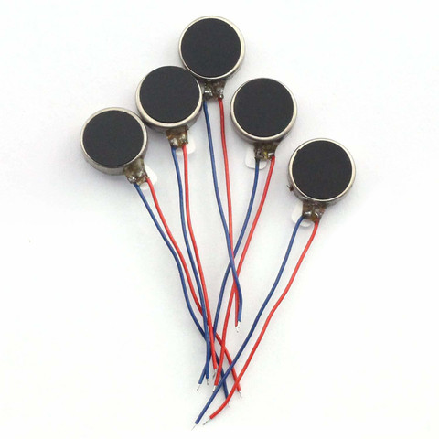 INVENTO 5pcs Coin Vibration Motor 1V to 6V 10x3mm Round Micro Vibration  Motor for DIY Phone Toy Automotive Electronic Hobby Kit Price in India