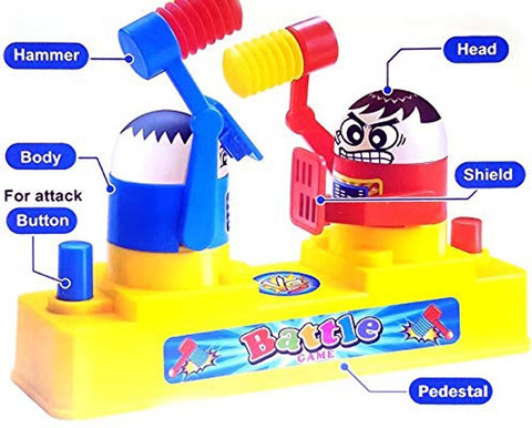 Bonkerz Hammering Contest Battle Game Toy for Kids (Two
