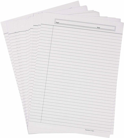 Flipkart.com | Amanya Combo of Thick Interleaf (One Side Ruled) A4 ...