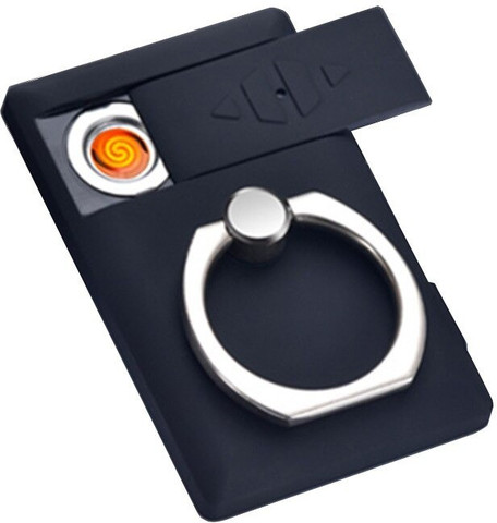 cigarette lighter phone case Techobucks Mobile Phone Ring Holder with Coil Electric Lighter usb lighters  cigarette stylish Pocket Lighter Ring Lighter_Electric_PR24 Cigarette  Lighter Price in India