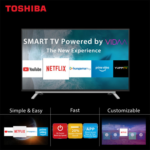 TOSHIBA L50 Series 80 cm (32 inch) HD Ready LED Smart VIDAA TV