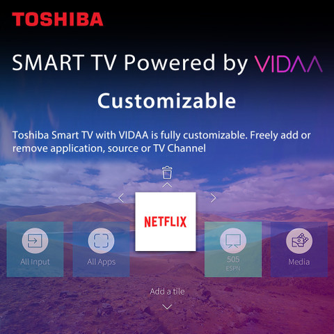TOSHIBA L50 Series 80 cm (32 inch) HD Ready LED Smart VIDAA TV
