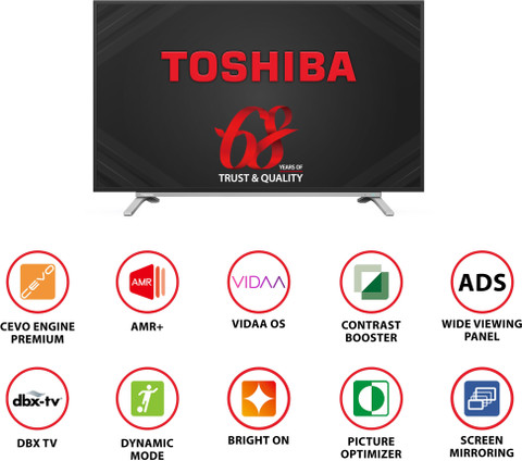 TOSHIBA L50 Series 80 cm (32 inch) HD Ready LED Smart VIDAA TV