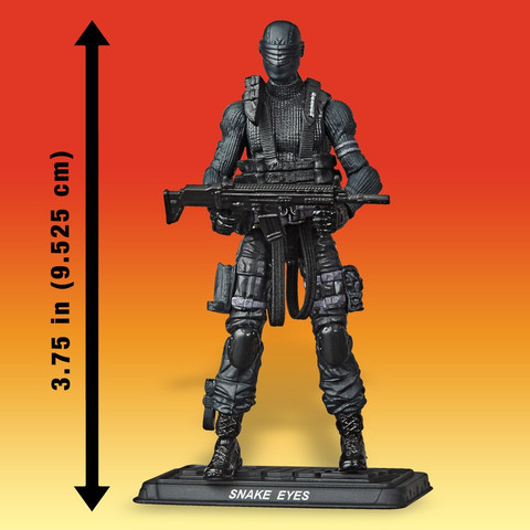 G.I. Joe Retro Collection Snake Eyes Toy 3.75-Inch-Scale