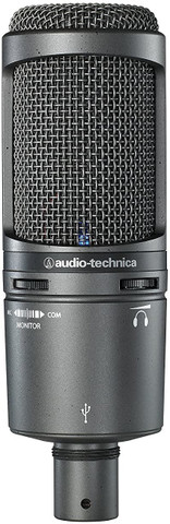 Audio Technica AT2020USB PLUS Cardioid Condenser USB Microphone