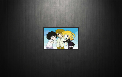 Death Note Anime Poster | l, Light, misa Mini Version 37 | (12x18
