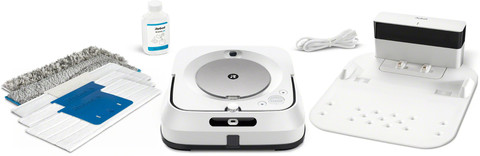 irobot Braava Jet m6138 Robotic Floor Cleaner with Reusable Dust