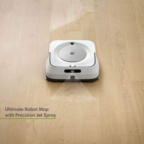 irobot Braava Jet m6138 Robotic Floor Cleaner with Reusable Dust