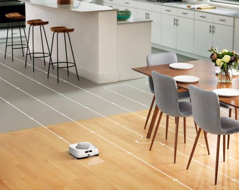 irobot Braava Jet m6138 Robotic Floor Cleaner with Reusable Dust