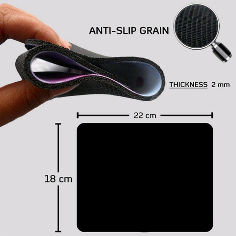 ADI Creations Just Smile Symbol Non Slip Base Mousepad - ADI